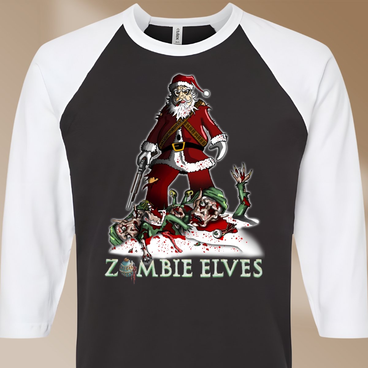 Unisex Raglan Christmas Holiday Graphic Tee (Choose Your Design, Color & Size) 1 Unisex Raglan Christmas Holiday Graphic Tee (Choose Your Design, Color & Size)